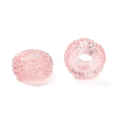 Transparent Resin European Beads X-RESI-B020-03F-1