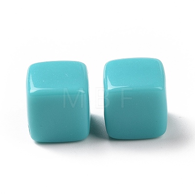 Opaque Acrylic Beads OACR-E015-02H-1