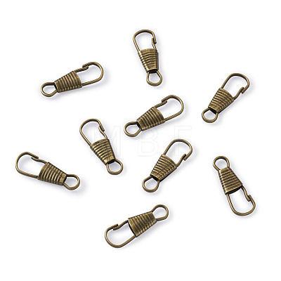 Iron Keychain Clasp Findings IFIN-TAC0002-11AB-1