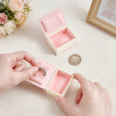 Paper Rings Storage Boxes CON-WH0100-46-1
