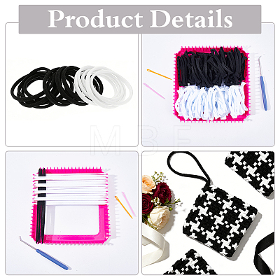 1Pc Square Plastic Elastic Cord Braiding Machine DIY-ME0003-37-1