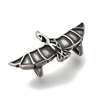 304 Stainless Steel Slide Charms STAS-F356-04AS-1