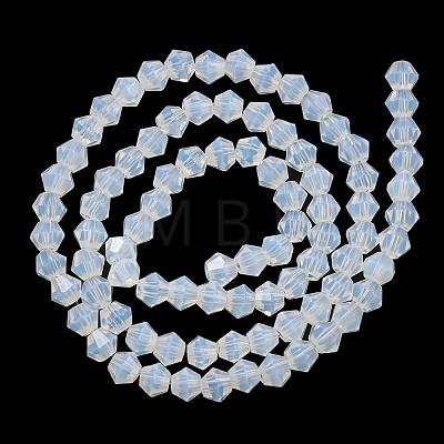 Imitation Jade Glass Beads Strands GLAA-F029-J4mm-05-1