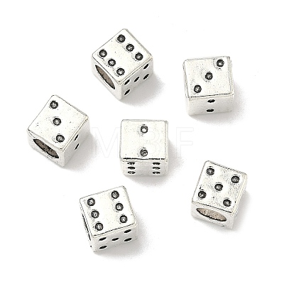Tibetan Style Alloy European Beads TIBE-Q050-132AS-LF-1