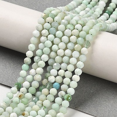 Natural Green Opal Beads Strands G-Z035-A02-02B-1