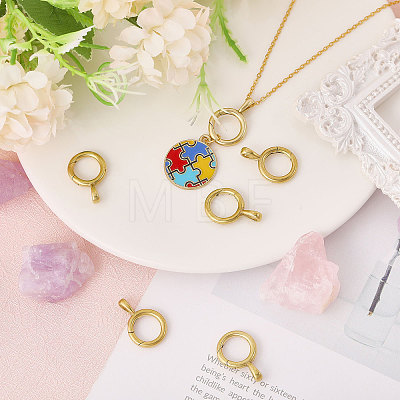 6Pcs Brass Twister Clasps FIND-CA0009-39-1