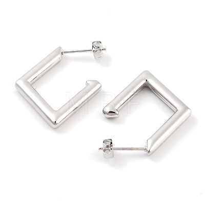 304 Stainless Steel Stud Earrings for Women EJEW-K283-11P-1