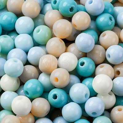 Opaque Acrylic Beads SACR-Q004-01N-1