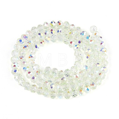Transparent Glass Beads Strands EGLA-N016-4mm-06-1