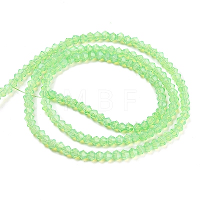 Baking Painted Transparent Glass Beads Strands DGLA-F029-J2mm-01-1