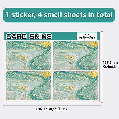 PVC Plastic Waterproof Card Stickers DIY-WH0432-035-1