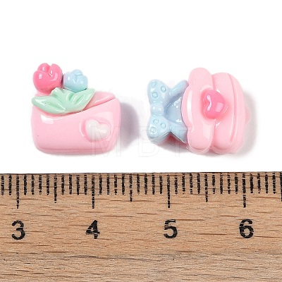 Opaque Resin Decoden Cabochons CRES-M036-08-1