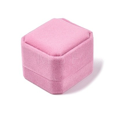 Square Velvet Ring Boxes VBOX-WH0002-01E-1