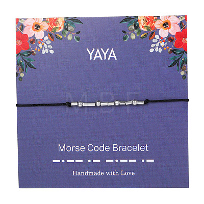 Yaya Morse Code Bracelets FS-WG6A0C8-04-1