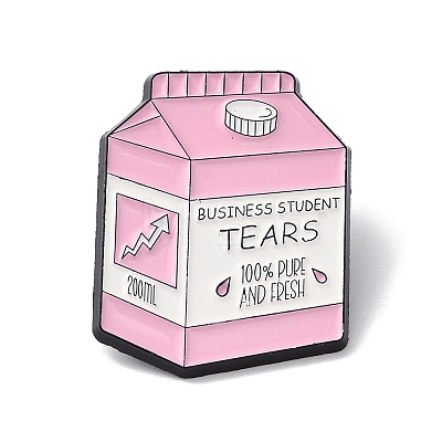 Tears Milk Box Enamel Pins JEWB-M044-04E-EB-1