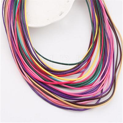 Bohemian Style Imitation Leather Cord Multi Layered Necklaces FS-WGA8CEB-03-1