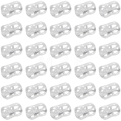 300Pcs Aluminum Dreadlocks Beads Hair Decoration ALUM-PA0001-01S-1
