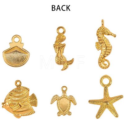 Tibetan Style Alloy Pendants TIBE-PH0004-72-WH-1