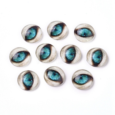 Glass Cabochons GLAA-WH0015-22D-04-1