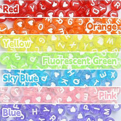 1400Pcs Transparent Acrylic Beads TACR-YW0002-02-1