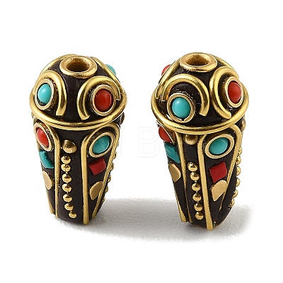 Handmade Polymer Clay Indonesia Beads PY-CBAAA14-07C-02-1