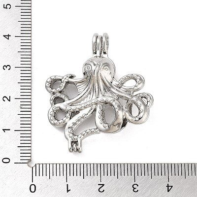 Alloy Bead Cage Pendants FIND-M012-01M-P-1