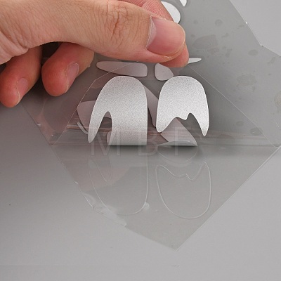 Dragonfly Reflective PET Plastic Car Decals DIY-WH0030-38C-1