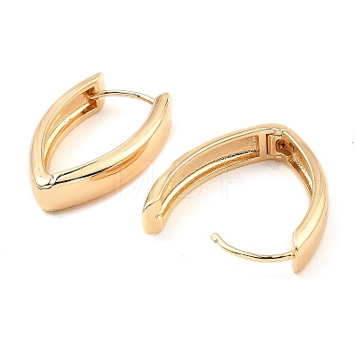 Brass Hoop Earrings EJEW-I289-52A-KCG-1