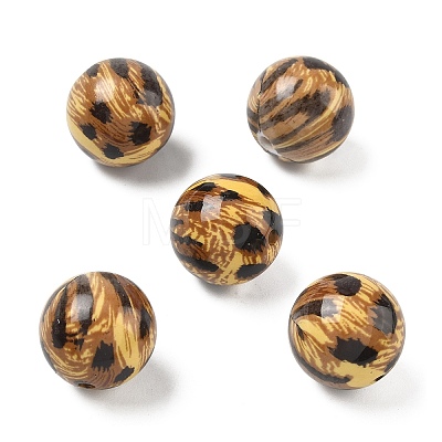 Printing Opaque Acrylic Beads OACR-Z035-03-1