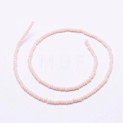 Opaque Glass Beads Strands EGLA-K010-B04-1