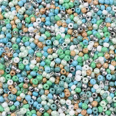 Opaque & Transparent & Metallic Colours Glass Seed Beads SEED-A030-07E-1