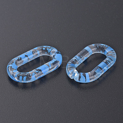 Transparent Acrylic Linking Rings OACR-N009-013B-11-1