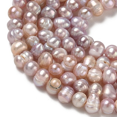 Natural Cultured Freshwater Pearl Beads Strands PA-CBAC463-12-1