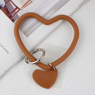 Silicone Heart Loop Phone Lanyard MOBA-PW0001-27H-1