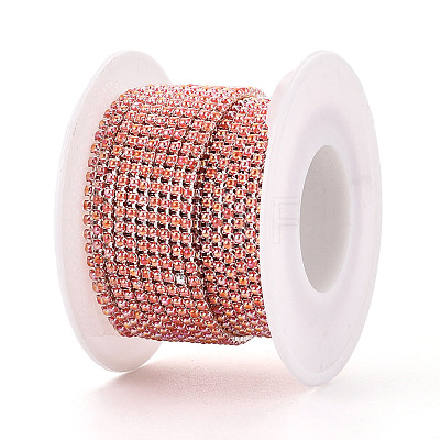 Iron & ABS Imitation Pearl Cup Chains CH-T007-01A-07-1