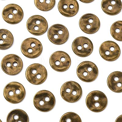 Tibetan Style Buttons TIBE-R178-AG-LF-1