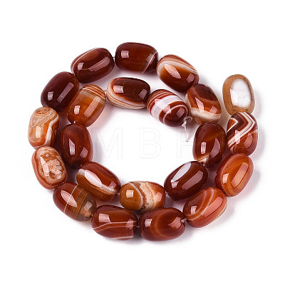 Natural Agate Beads Strands G-N356-02A-11-1