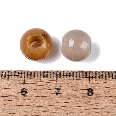 Natural Yellow Aventurine European Beads G-Q607-02C-1