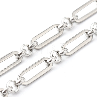 304 Stainless Steel Figaro Chain Necklace NJEW-JN03567-02-1