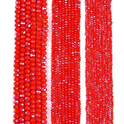 Electroplate Opaque Solid Color Glass Beads Strands EGLA-A044-P1mm-L22-1