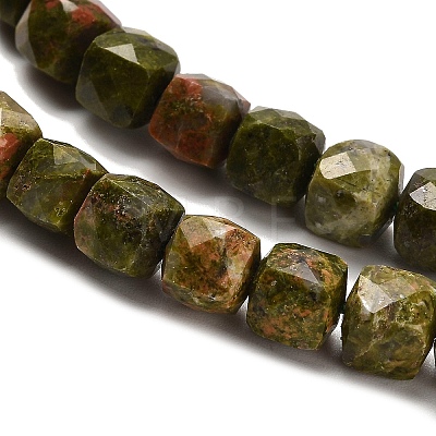 Natural Unakite Beads Strands G-H078-C03-01-1