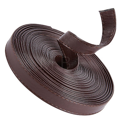 Flat PU Imitation Leather Cord LC-WH0006-05D-01-1