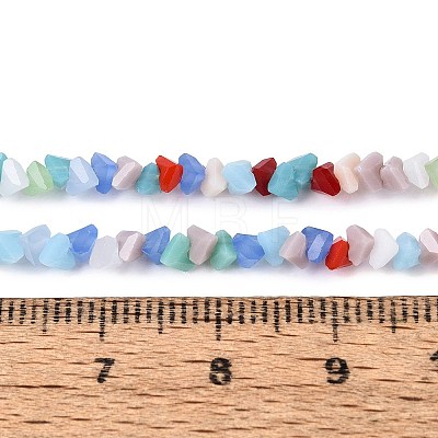 Opaque Glass Beads Strands GLAA-N019-3mm-01-1