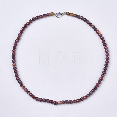 Dyed Freshwater Shell Beaded Necklaces SHEL-N003-01-1