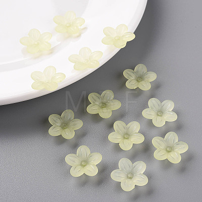 Frosted Acrylic Bead Caps MACR-S371-08A-728-1