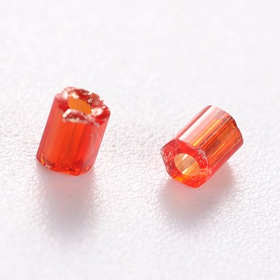 11/0 Two Cut Glass Seed Beads CSDB25B-1