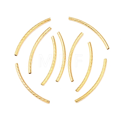 Brass Tube Beads KK-EC295-G-1