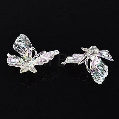 Transparent Plastic Pendants KY-N025-44A-1