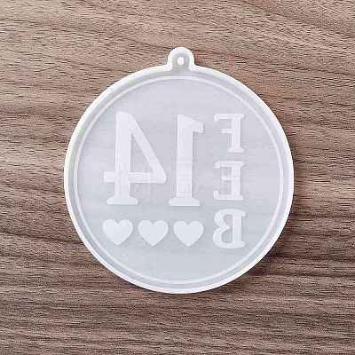 Valentine's Day Silicone Pendant Molds DIY-J009-07D-1