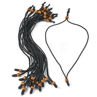 Adjustable Waxed Polyester Cord Necklace Making NJEW-TAC0030-1